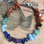 7li Çakra Kırık Taş Bileklik