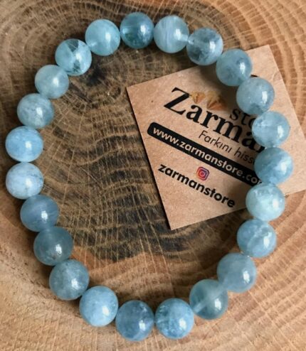 AKUAMARİN (AQUAMARİN) DOĞAL TAŞ BİLEKLİK