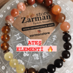 ATEŞ ELEMENT DOĞAL TAŞ BİLEKLİK