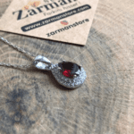 GÜMÜŞ GRANAT (LAL) KOLYE