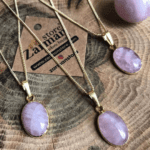 PEMBE KUVARS GOLD KOLYE