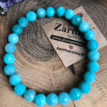 AMAZONİT DOĞAL TAŞ BİLEKLİK - Faset Kesim