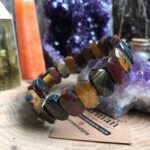 KAPLANGÖZÜ MİX DOĞALTAŞ BİLEKLİK - Rolex Kesim Bileklik