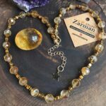 Sitrin ve Hematit Kolye