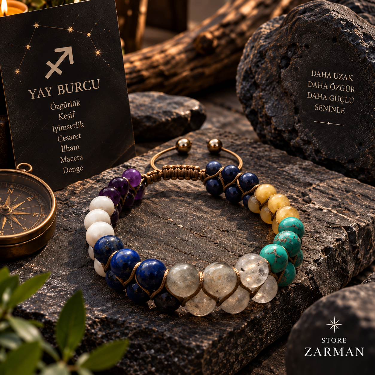 yay-burcu-bilekligi-6-mm-makrome Yay burcu bilekliği 6 MM doğal taşlı ayarlanabilir makrome tasarım
